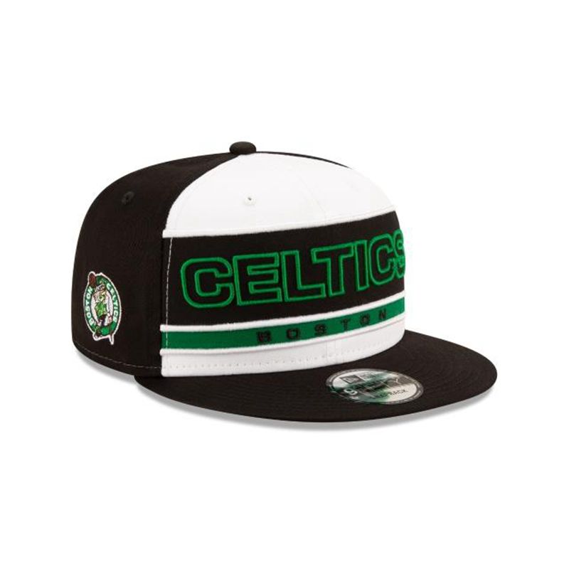 NBA Boston Celtics Stripe 9Fifty Snapback (YHU7209) - Green New Era Caps